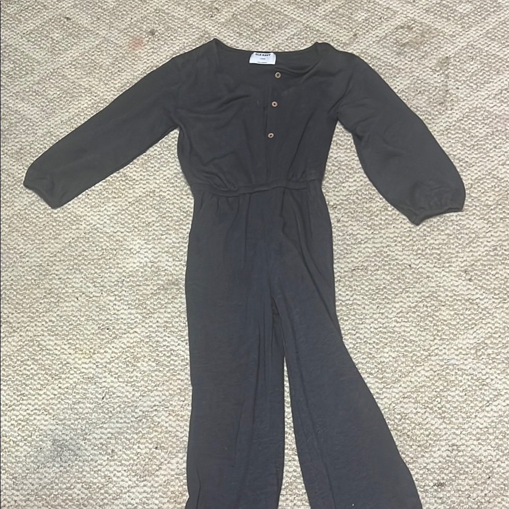 Black Long Sleeve Jumpsuit